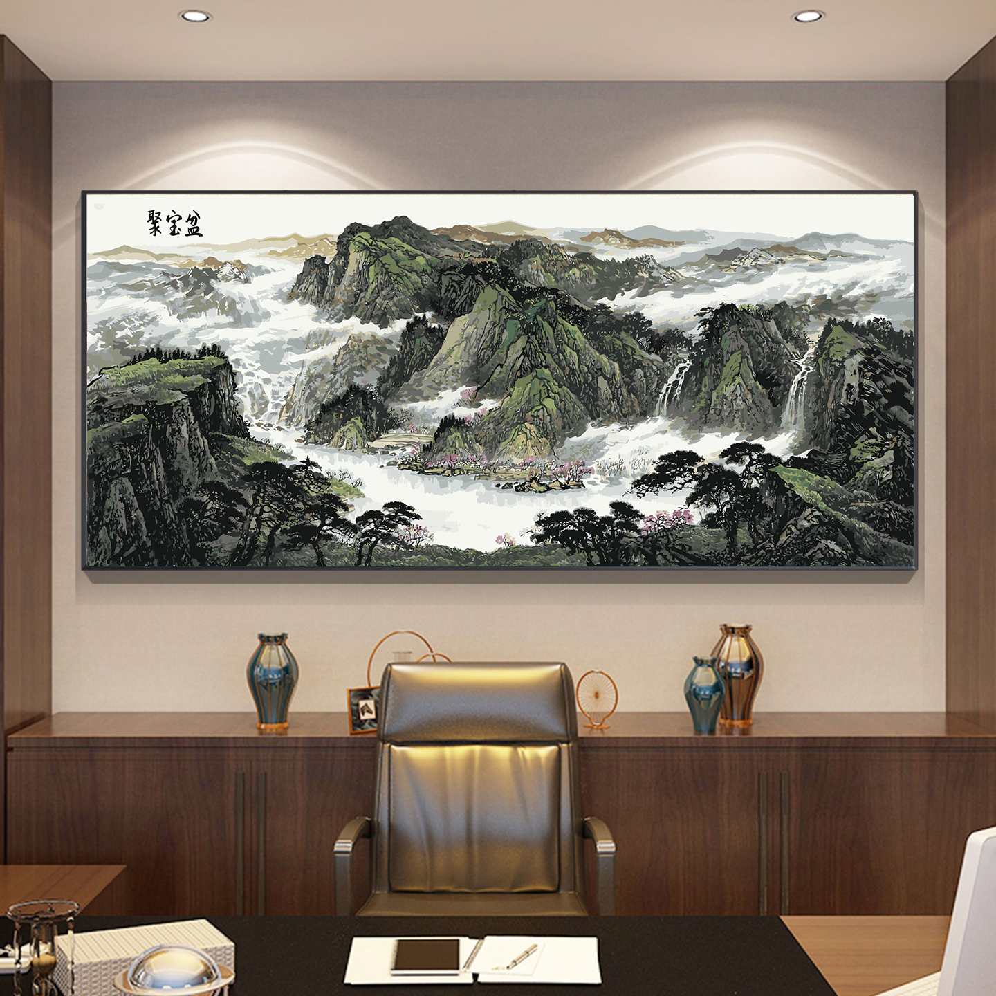 2025新款diy填色聚宝盆数字油画