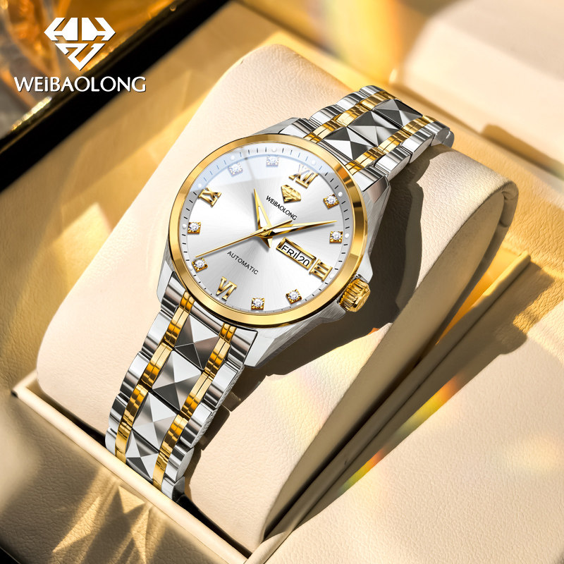 瑞士认证正品牌真钻进口芯女士手表2026新款全自动机械表女款腕表