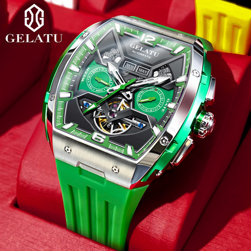 GELATU/格拉图系列胶带机械表男