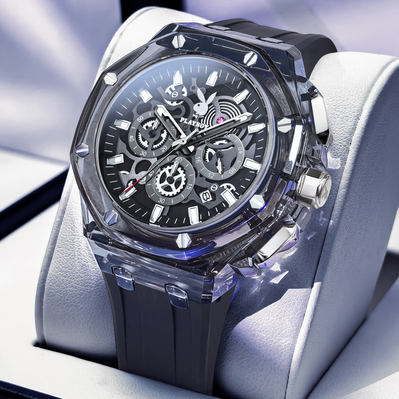 正品牌男士手表男款2026年新款全自动石英表名式腕表十大多功能