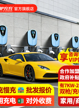 驴充充充电桩新能源电动汽车通家用快慢充桩7/14/11/22kw