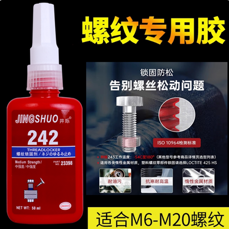 眼镜螺纹中度锁固剂可以拆卸