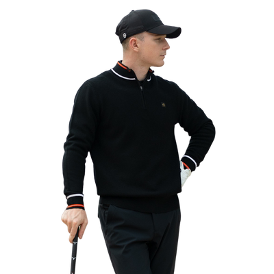 PGA高尔夫毛衣男士加厚绵羊毛