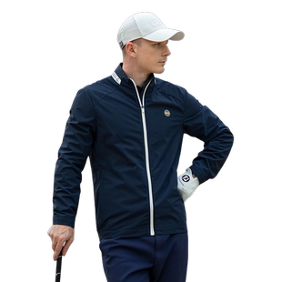 美国PGA 2026秋冬高尔夫男装薄款运动外套防风防雨立领拉链golf