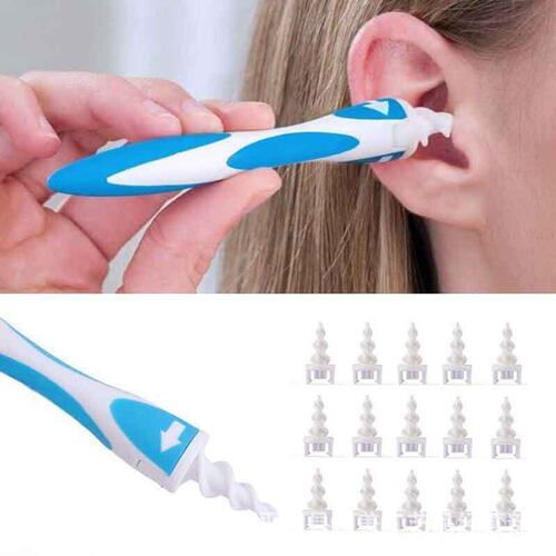Ear Wax Cleaner Removal Easy Swab Earwax Soft  Clean Ear
