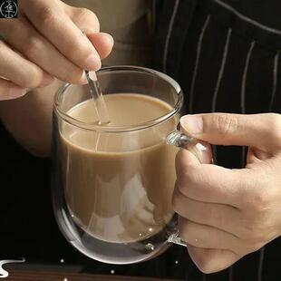 Glass Bee 450ML Double Wall Resistant Heat Cup Tea 6PCS