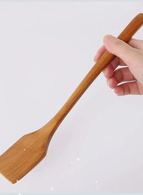 Mini Small Wooden Spatula Nonstick Fried Egg Steak Wooden Sp