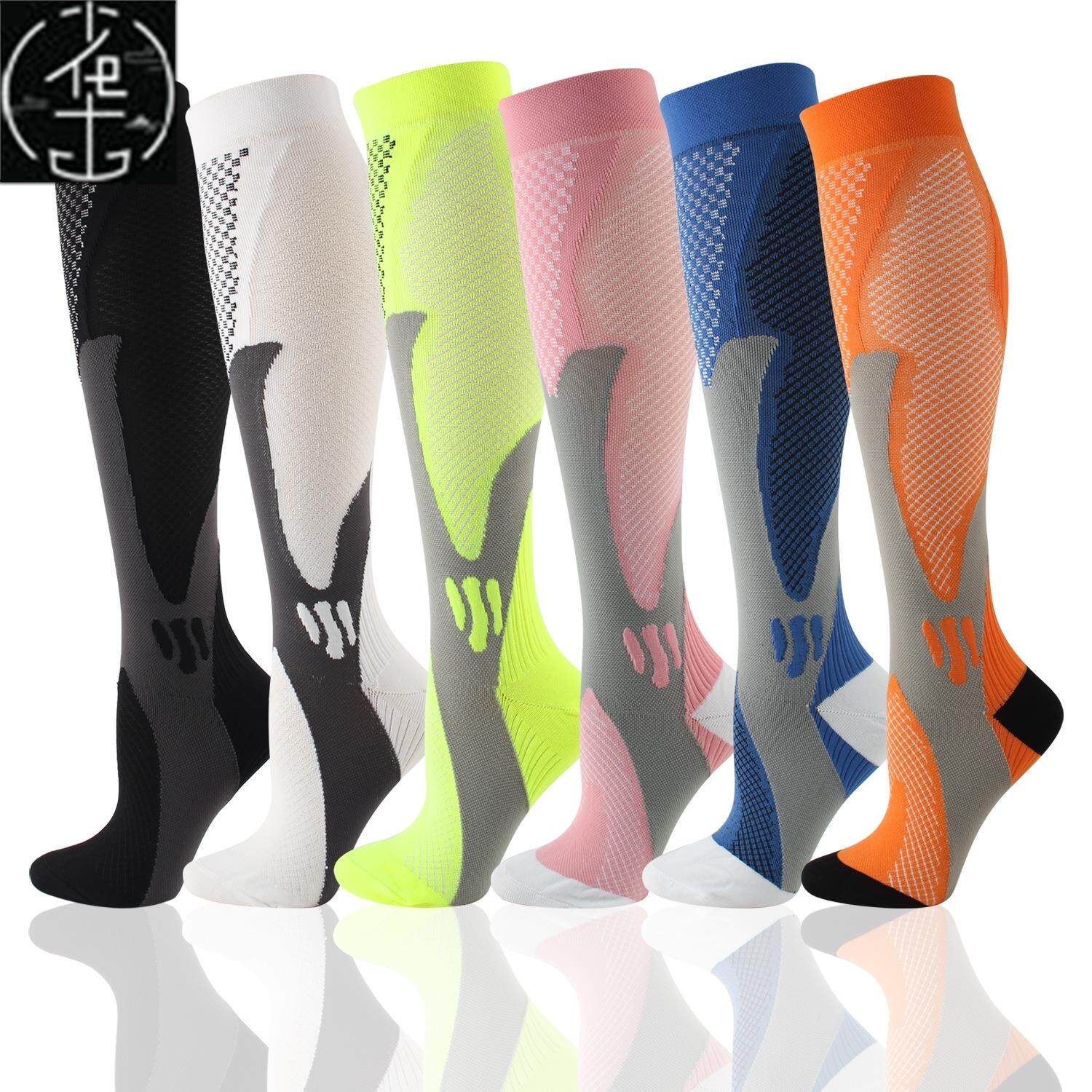 Running Compression Socks Stockings 20-30 mmhg Men Women Spo