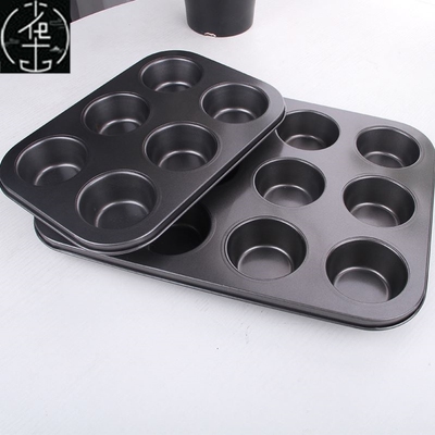 12 Holes Cake Baking Pan Bakeware Muffin Cupcake Mold DIY