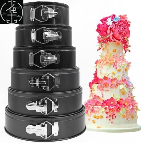 Non-Stick Spring form Round Cake Tins Tray Cake Pan Bakeware