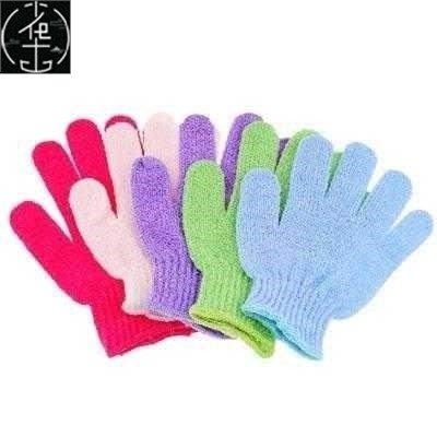 Nylon Shower Bath Glove Brushes Washing Towel For Body Col