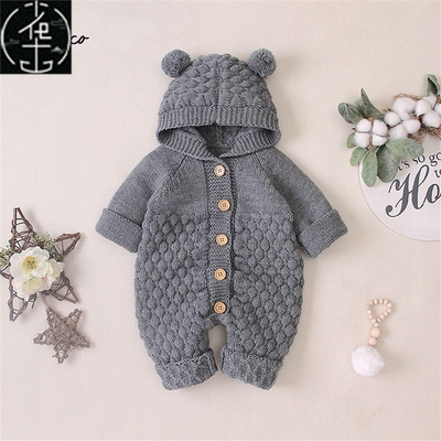 Baby boy girl Clothes New born for Winter Rompers Newborn