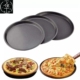 Pan Deep Tray Round Dish Plate Steel Carbon Pizza Non stick