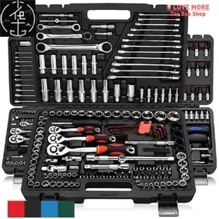 46pcs Kit Head Ratchet Repair Set Car Sets Tool Wrench