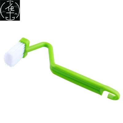 Toilet Brush Scrubber V-type Cleaner Clean Bent Bowl Handle