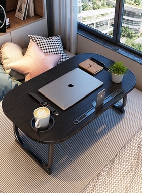 Simple standing laptop fold work table lifting computer desk