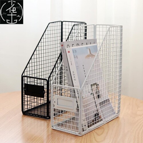 stand iron file bar desktop rack box folder storage box