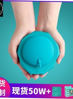 Press inflatable U-pillow portable air travel neck pillow