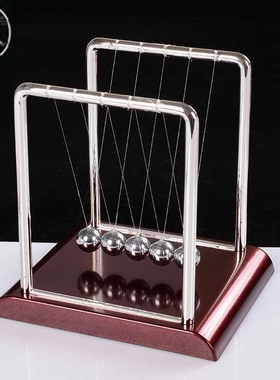 Desk Toy Fun Gift Newtons Cradle Steel Balance Ball Pendulum