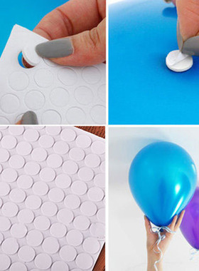 points Balloon attachment glue dot attach balloons to ce