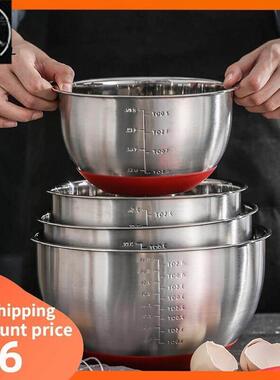 Mixing Bowls Non Slip Whisking Egg Bowls For Salad Baking