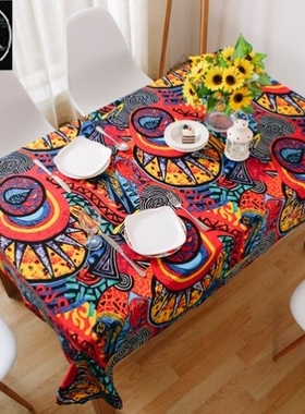 Vintage bar coffee shop linen table cloth mat tablecloth