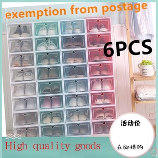 shoe Transparent box storage shoebox rack PCS