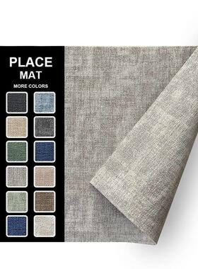 Faux Leather Heat Resistant Placemats table dinner place mat