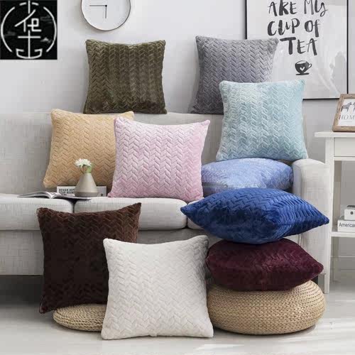 Pillow Cover 45*45 Square Decorative Pillows Home Decor