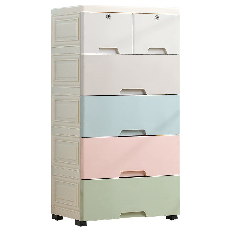 Plastic Chest of Drawers with Smooth Sliding Mechanism - Taobao product photo 5