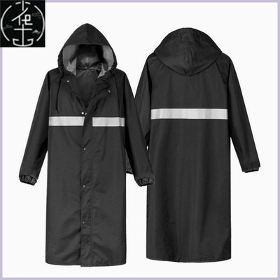 Men Women Raincoat Outdoor Rainwear EVA Cloth Hoodie Long Ra