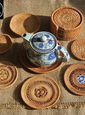 Placemat Pad Coasters Kitchen Table Mats rattan coaster