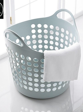 laundry basket large plastic hand wheel washing dirty