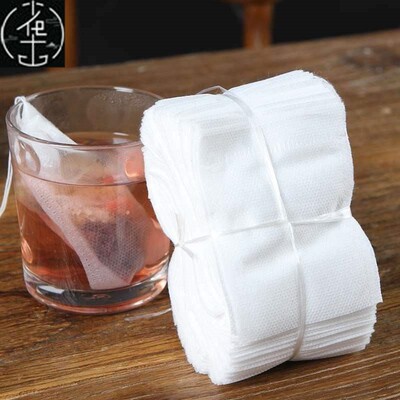 dispble non-woven tea bag tea bag filter bag drawstring