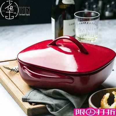 Baking bowl double ears cheese casserole baking dish with