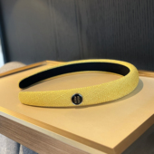 刘亦菲姜黄色发箍 细款 窄版 杨杨babytime 粗花呢min黑标高端时尚