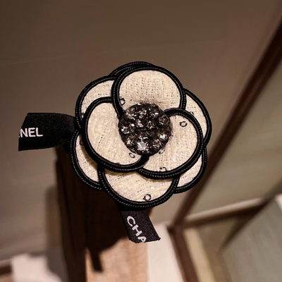 一流质感香奶奶山茶花发圈