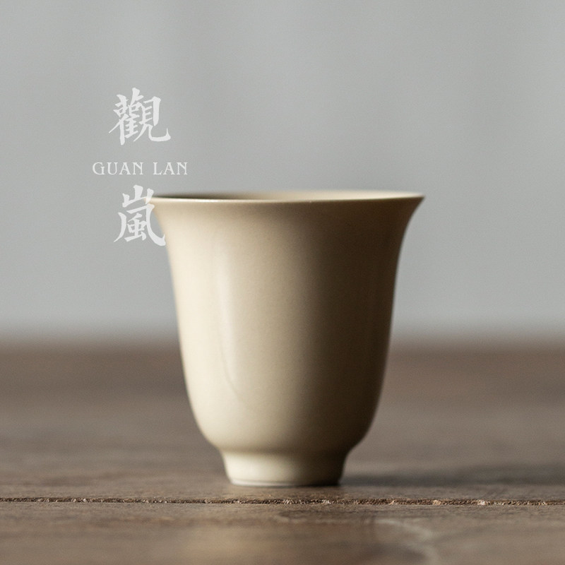 观岚手工草木灰功夫茶杯品茗杯主陶瓷人杯单杯茶具茶盏碗杯闻香杯,餐饮具,茶杯,淘宝优惠券,粉丝福利购,淘宝优惠卷