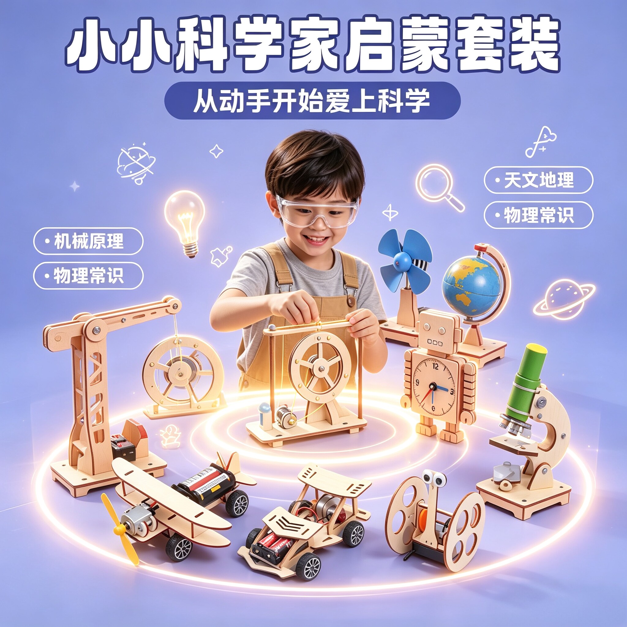儿童科学实验DIY益智玩具套装
