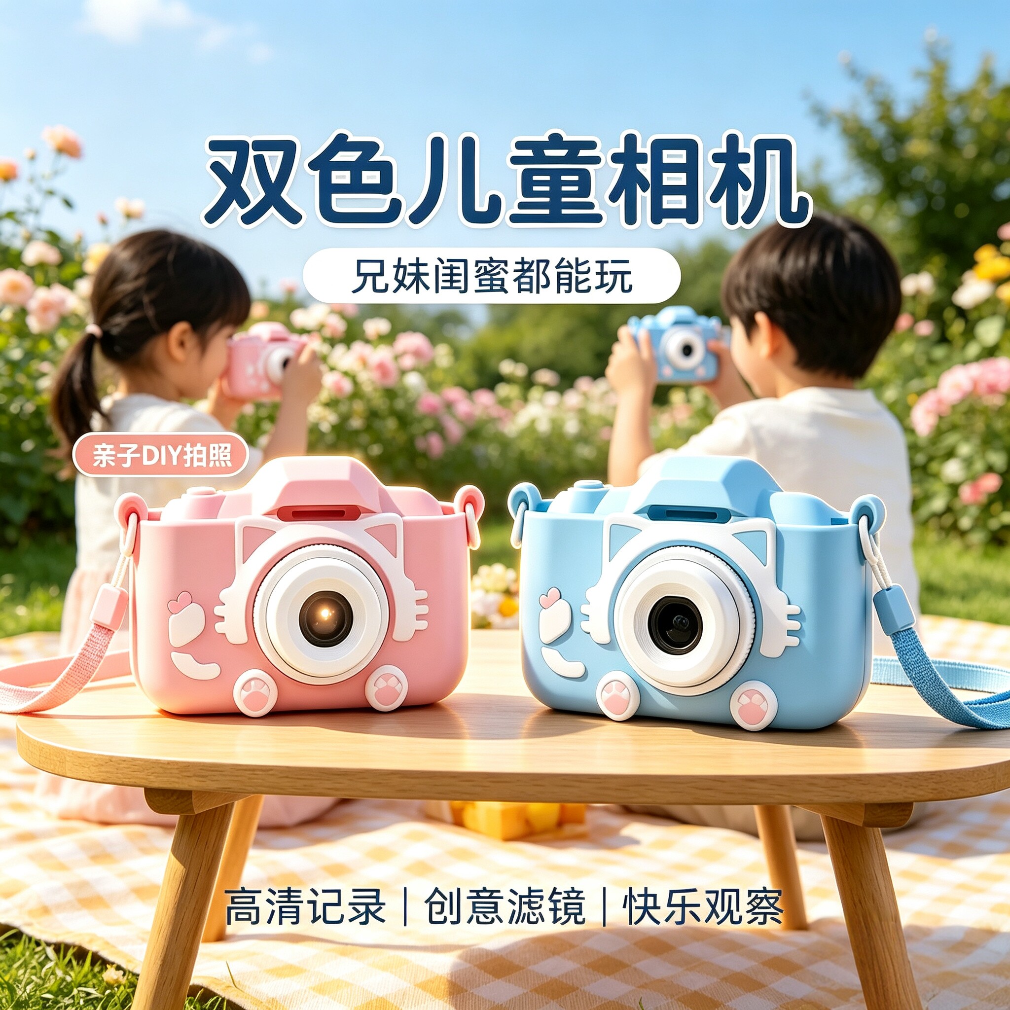 儿童可拍照迷你相机玩具
