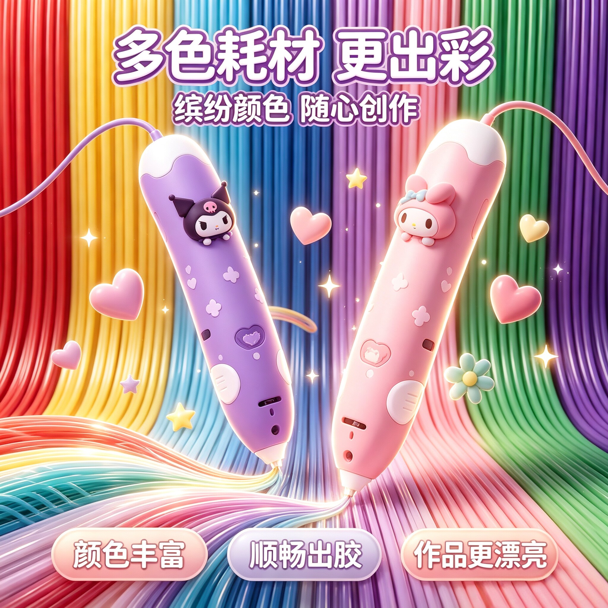 2026新款儿童3D打印笔益智DIY