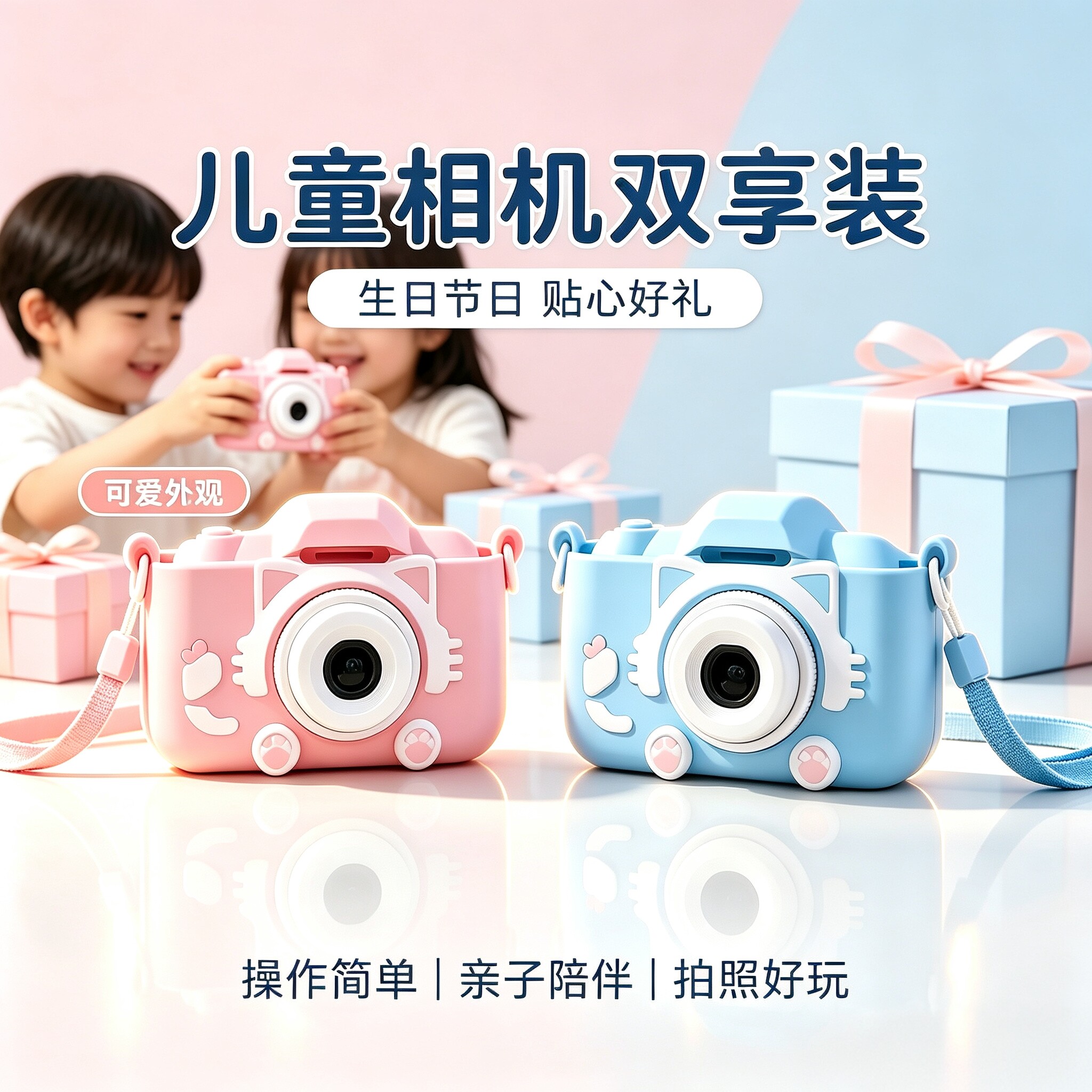 儿童可拍照迷你相机玩具