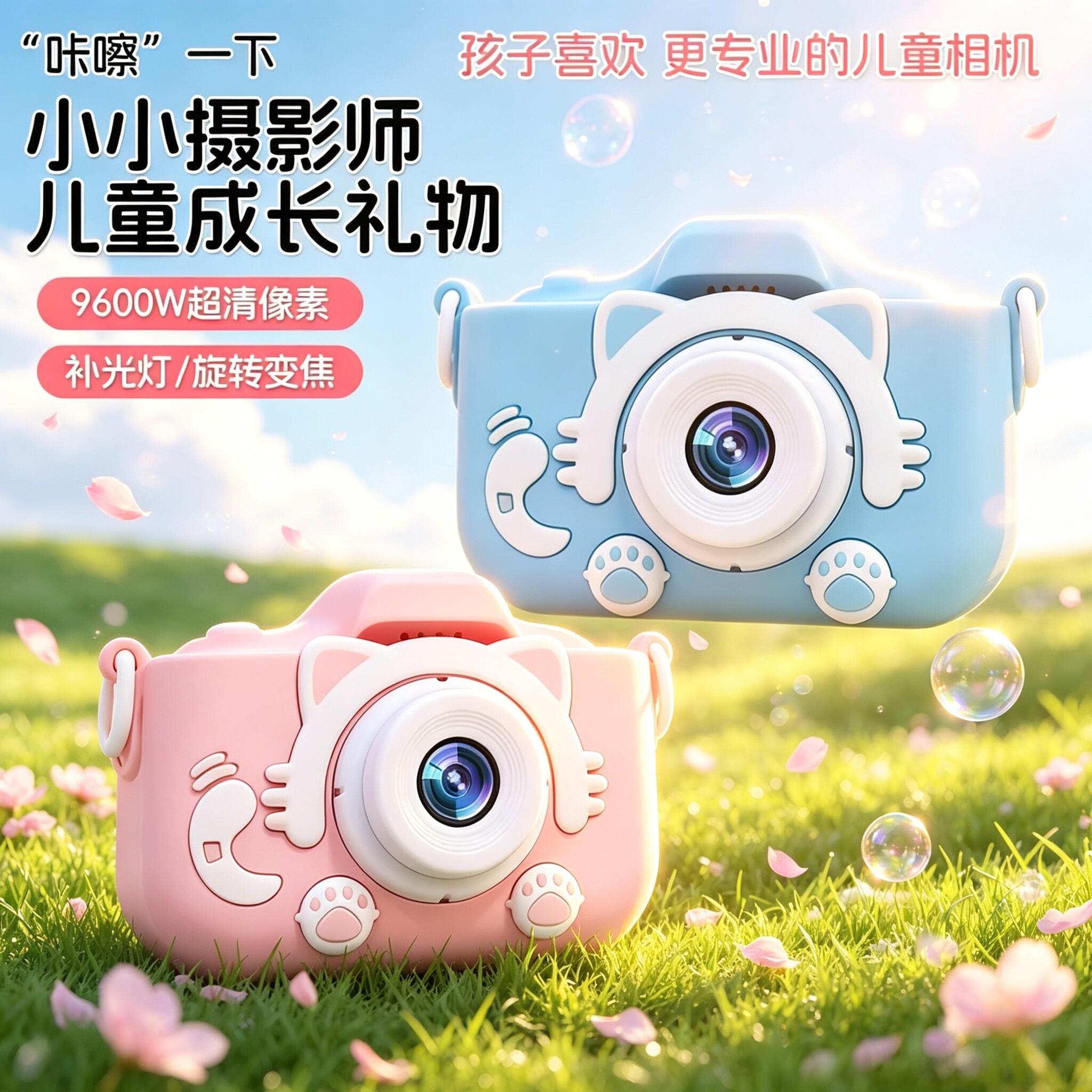 儿童可拍照迷你相机玩具