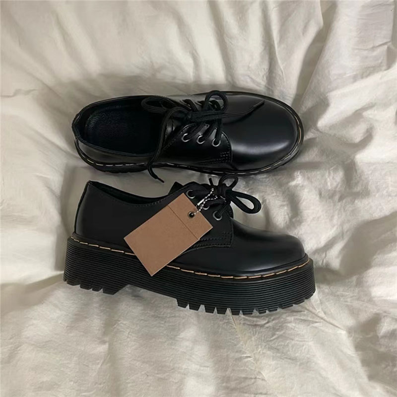 短靴马丁鞋MK&DK松糕底英伦风