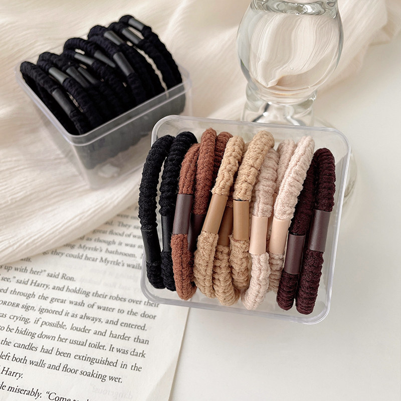 高弹力头绳橡皮筋女扎头发圈2025年新款网红耐用不伤发颜值粗皮套,饰品/流行首饰/时尚饰品新,发饰,淘宝优惠券,粉丝福利购,淘宝优惠卷