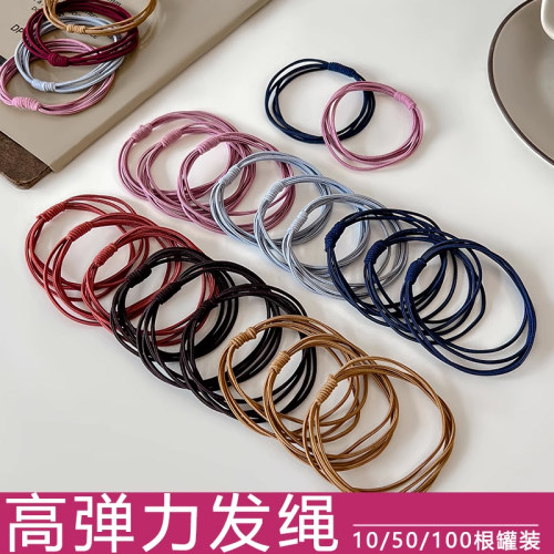 高弹力不伤发简约发绳