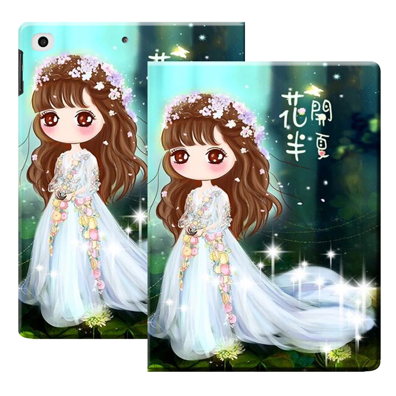 苹果卡通风平板电脑少女心保护套