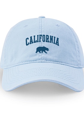 伯克利大学纪念品帽子Berkeley棒球帽校服鸭舌帽周边遮阳户外