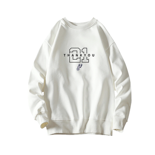 石佛邓肯退役纪念 马刺卫衣圆领小清新衣服套头男女上衣宽松情侣