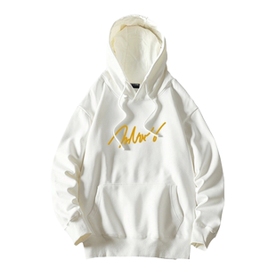 哥哥张国荣同款卡通港味复古怀旧情侣秋冬季卫衣连帽男女加绒宽松